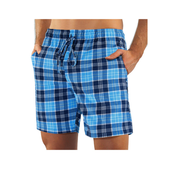 2629/13 Piżama męska krótki rękaw krótkie spodnie Sesto Senso niebieski 