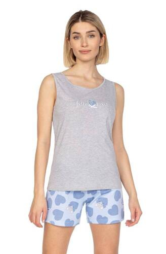 664 Piżama damska Regina  -szary