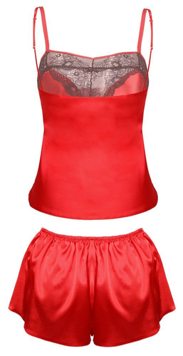 Zala Komplet piżama damska DKaren - czerwony