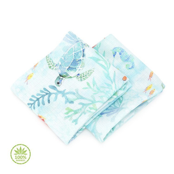 Pieluszki 100% Bamboo muślin Sawanna Makaszka