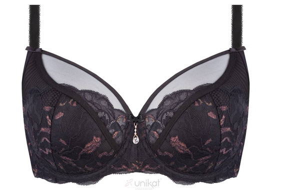 Olga biustonosz semi soft półusztywniany Unikat czarny