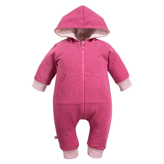 Bonjour Kombinezon dresowy z kapturem Eevi - bordowy