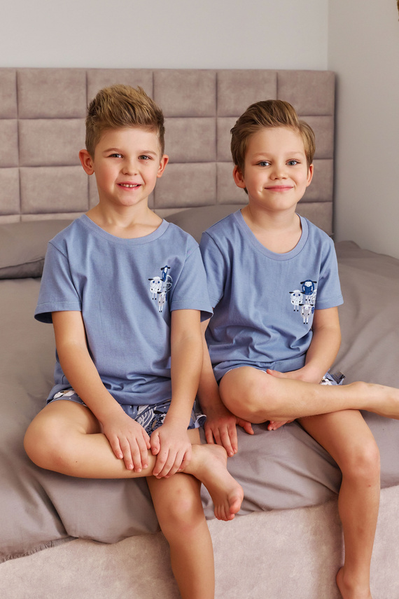 7208 Piżama dziecięca Unisex Doctor Nap - sheep (niebieski)