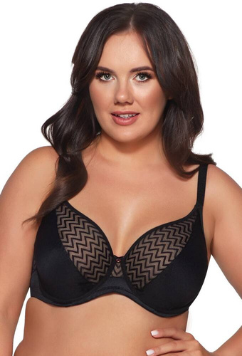 2103 Biustonosz miękki soft Maxi Ava czarny