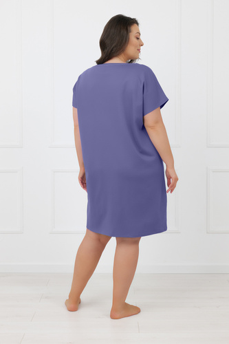 Koszula nocna damska Rima Italian Fashion 100% bawełna krótki rękaw-jeansowy