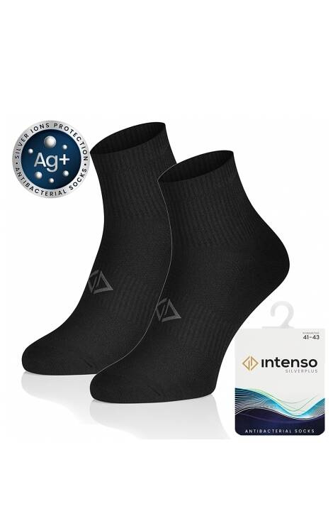 0624 Stopki Damskie Intenso czarny