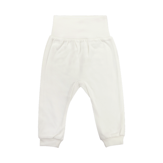 SPB003 Basic Spodnie niemowlęce Mamatti - ecru