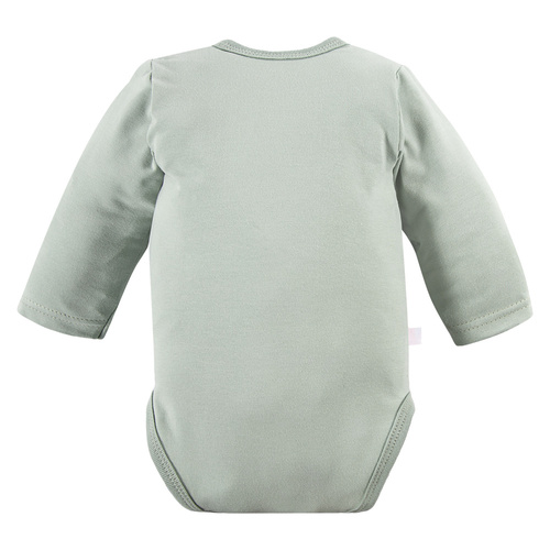 Pearfect Body rozpinane z długim rękawem Eevi - zielone