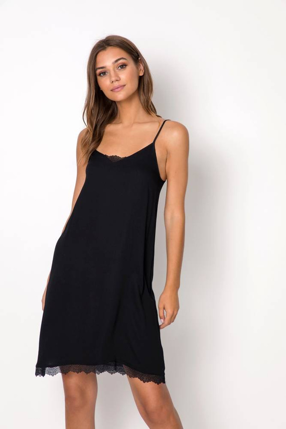 Rosie Nightdress Koszula Nocna Aruelle - czarny