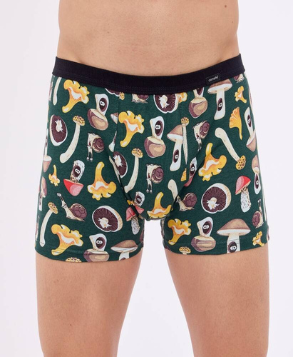 280/237 Fungi Bokserki męskie Tattoo Cornette zielony