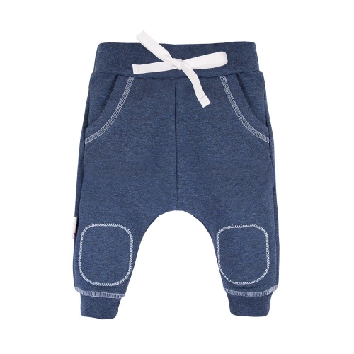 UNIQUE Spodnie dresowe z łatkami Ewa Klucze - bordo 