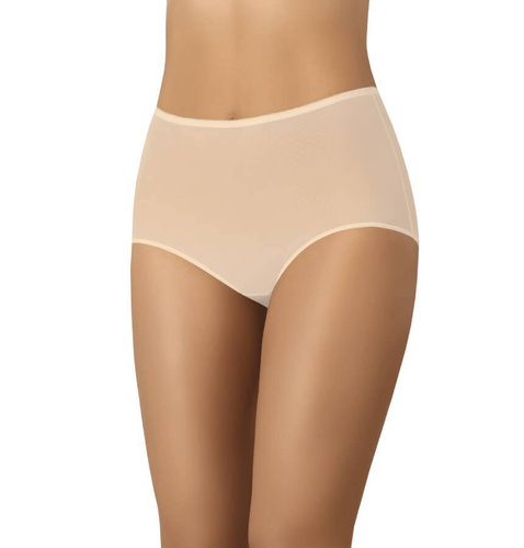 306 Retro Figi z wysokim stanem Teyli - beżowy