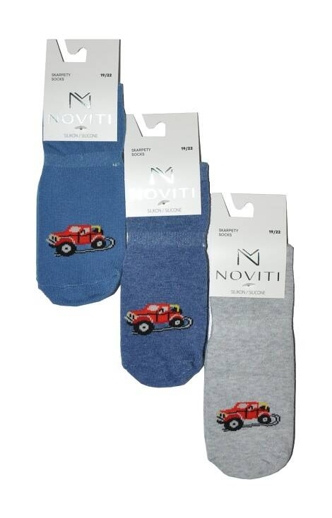 SB009  Skarpetki chłopięce Noviti - mix kolorów
