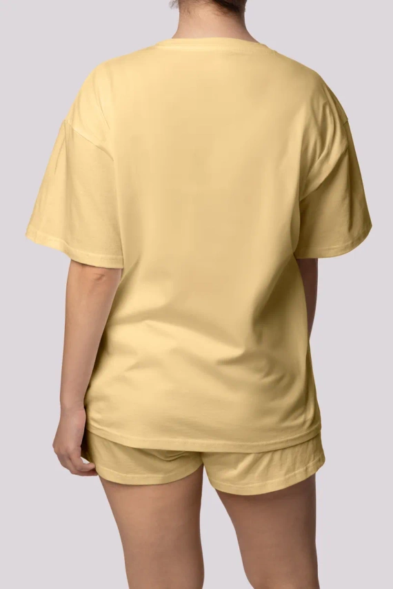 Bliss shortsleeve Piżama damska Mona żółty 