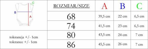 Nicol Hania 226093 Body Niemowlęce 100% Bawełna Kwiatki