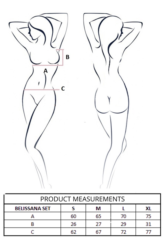 Belissana Set Violet Passion fioletowy – elegancki komplet bielizny damskiej