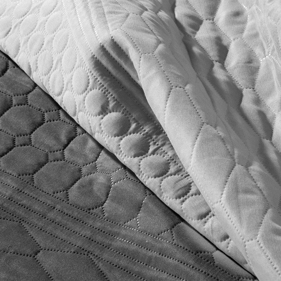 Poszewka z efektownym wzorem ADRI Design91- granat