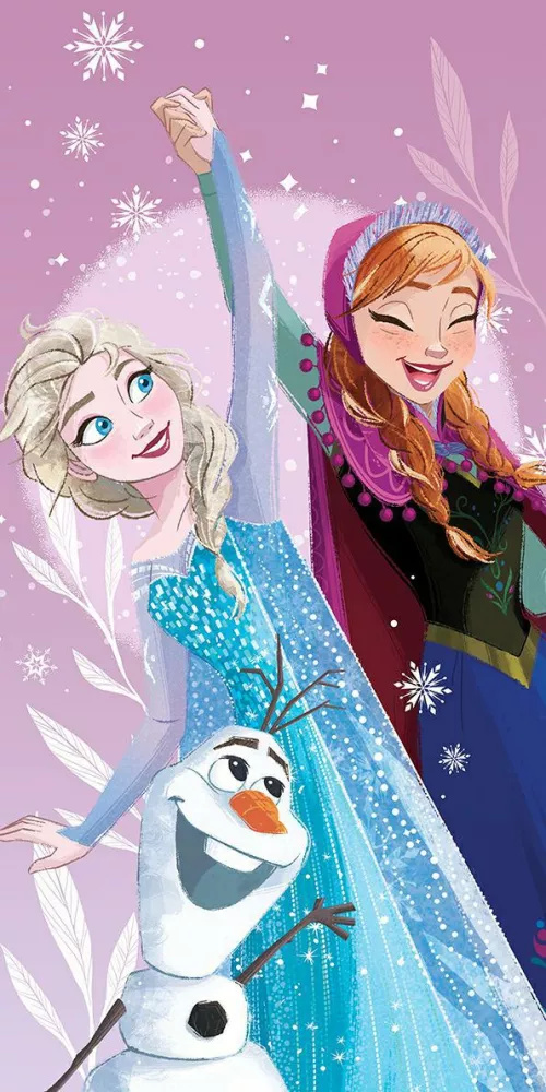 Kraina Lodu Frozen Ręcznik plażowy bawełniany Disney Kids25 | Dla dzieci | Na plażę i basen Jerry Jabrics
