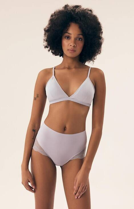 42580 Passy Figi damskie 2-pak Henderson- fioletowy-beżowy 