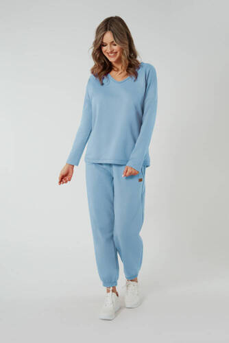 Madri Spodnie damskie Italian Fashion - niebieski