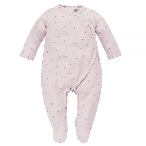 Hello Pajac niemowlęcy wiązany Pinokio - różowy