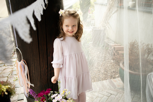 Charlotte Sukienka z długim rękawem Pinokio - fiolet