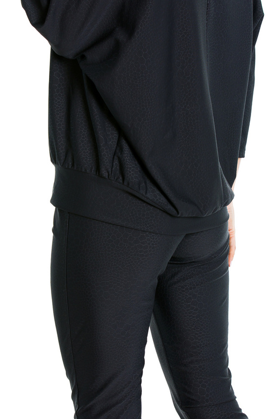 20015 Snake Komplet damski Mediolano czarny 