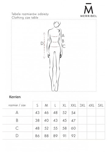 Kerrien 85493 Sukienka damska Merribel - carmel 