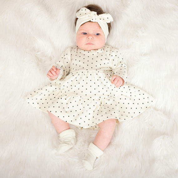 208159 Lizy Sukienko-body z długim rękawem Nicol