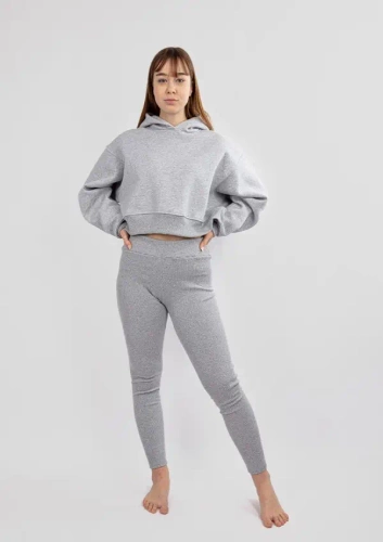 DK-K-B13 Dresowy komplet damski Dkaren - szary