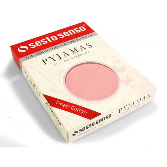 Agnieszka Long Piżama damska Sesto Senso niebieski/rożowy