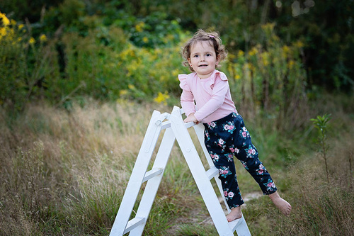 03228PDR "Rose Bonica" Body z długim rękawem Makoma pudrowy róż