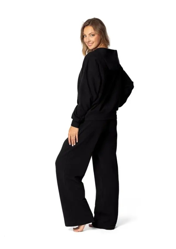  DK-K-B8 Dresowy komplet damski Dkaren - czarny