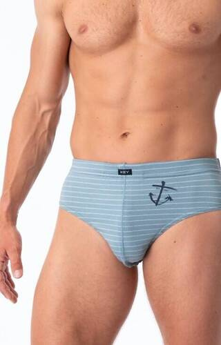 MPP 251 B25 Slipy męskie  2-pak Key - szary-granatowy