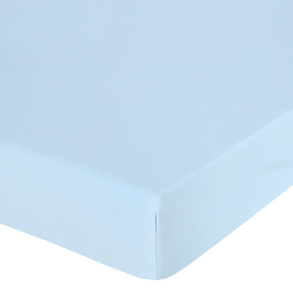 Prześcieradło z gumką do łóżeczka, kołyski Yosoy niebieskie