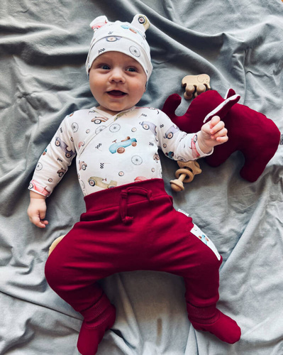 191016 Spodnie niemowlęce "Race" Nicol