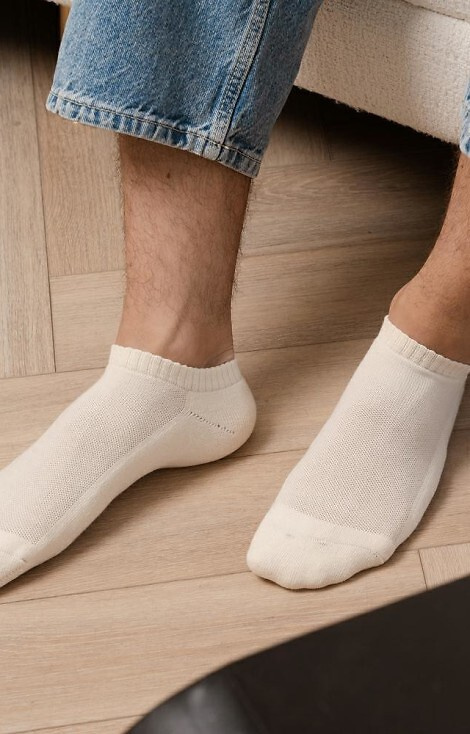 Art.198 Stopki Steven naturalne – półfrotte 100% bawełna, unisex