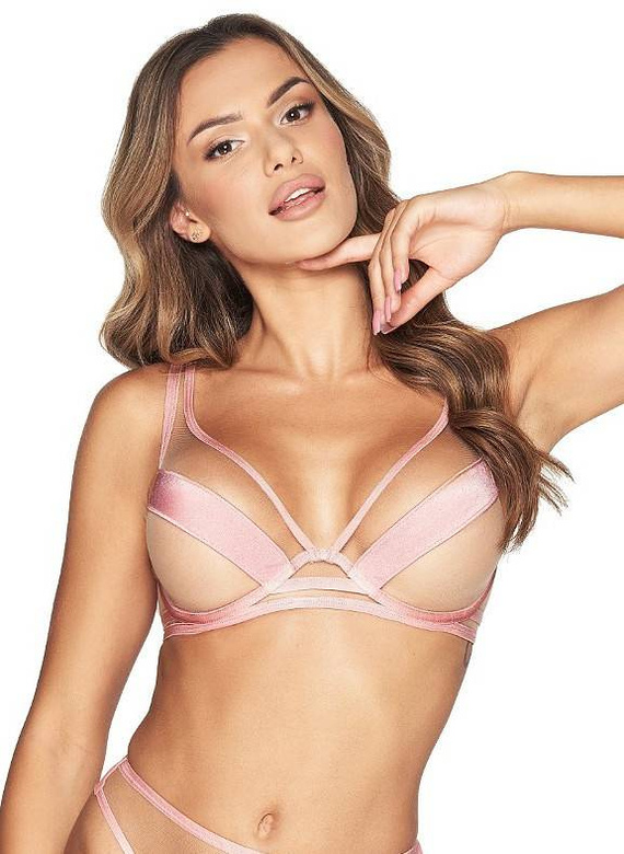 SC-932 Lou Biustonosz miękki Kinga -różowy