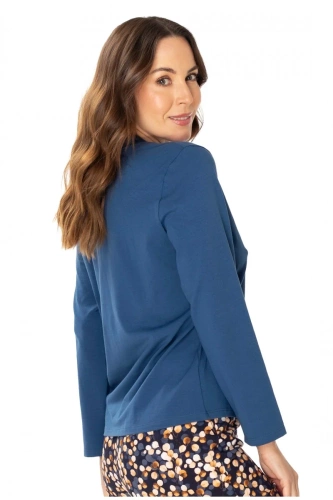 86673 Lucy Bluzka piżamowa Mewa jeans