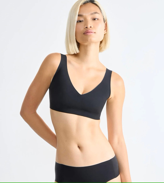 10186738 Bralette Zero feel Biustonosz push-up Sloggi - czarny