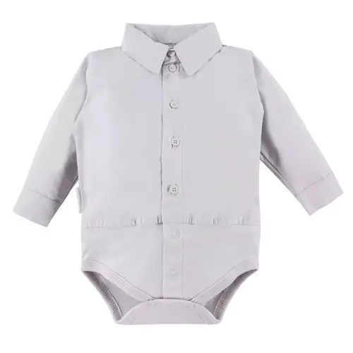 Body z kołnierzykiem CEREMONY Ewa Klucze szare