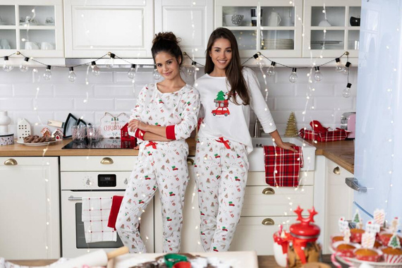 Samantha Piżama damska Sensis -ecru