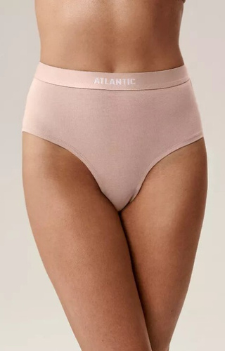 3CLP-009/Z25 Figi damskie Atlantic różowy-wino-beżowy – maxi Sport, bawełna, 3 szt.