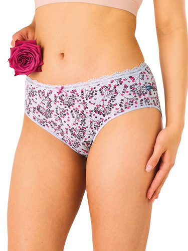 Figi Midi Bikini Key LPC 557 B26 A2 2-Pak Bawełniane Wzorzyste