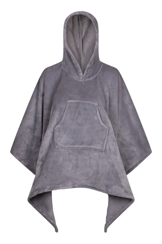 Kobi Koc dziecięcy z kapturem ByShelly - jasny szary