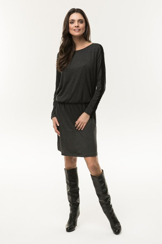 Sukienka ciążowa i do karmienia Crochet Cool Mama grafit