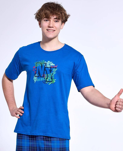 551/51 Freestyle Piżama młodzieżowa Cornette - niebieski