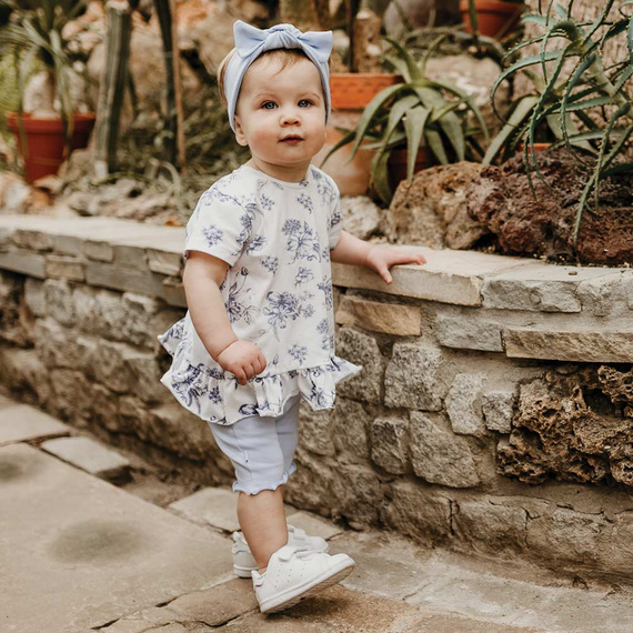 Botanic Szorty biker dziewczęce Eevi - błękitny