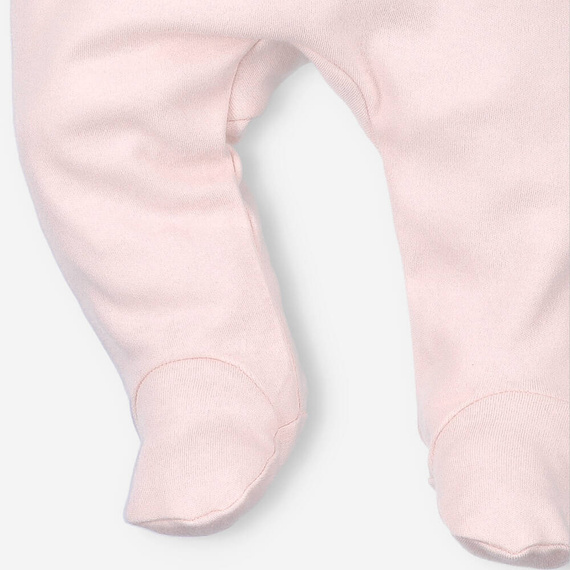 Tęczowy Ogród  Półśpiochy z bawełny organicznej Nini- różowe 