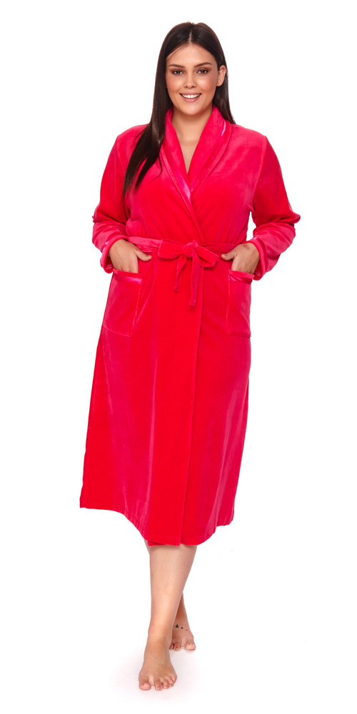 1078 Szlafrok damski Doctor Nap - hot pink